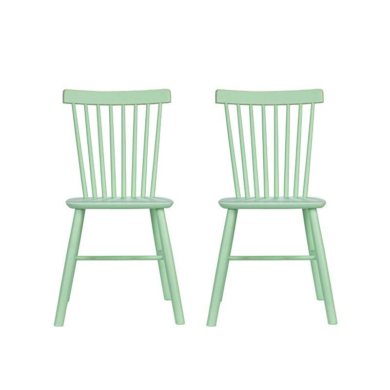 Storied Home Slatted Back Dining Chairs