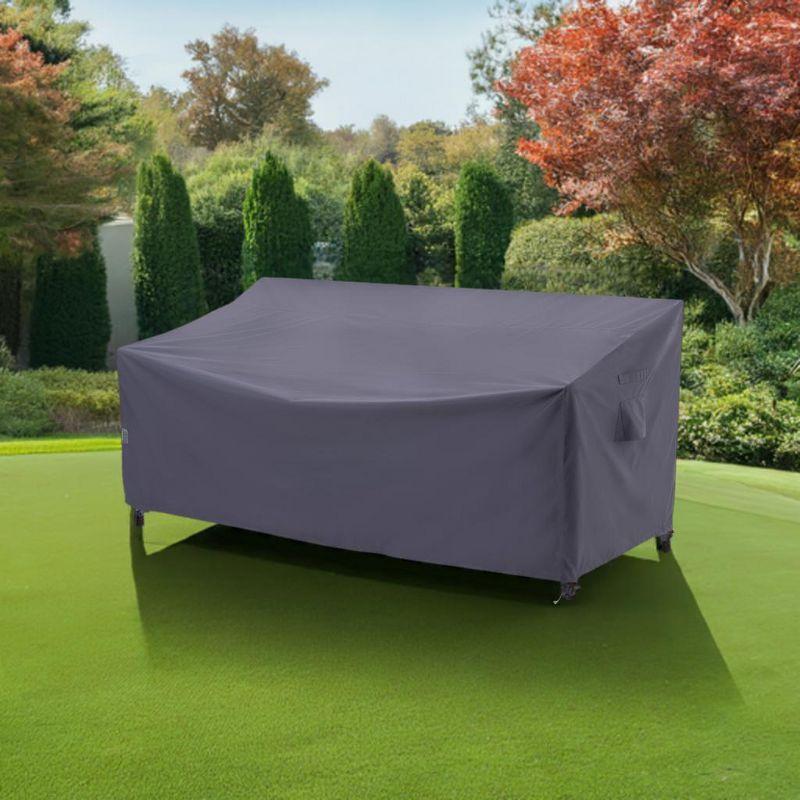 F&J Outdoors Premium Waterproof Outdoor Patio Sofa Cover: Latest Rip-Stop Fabric, 3-Year Warranty