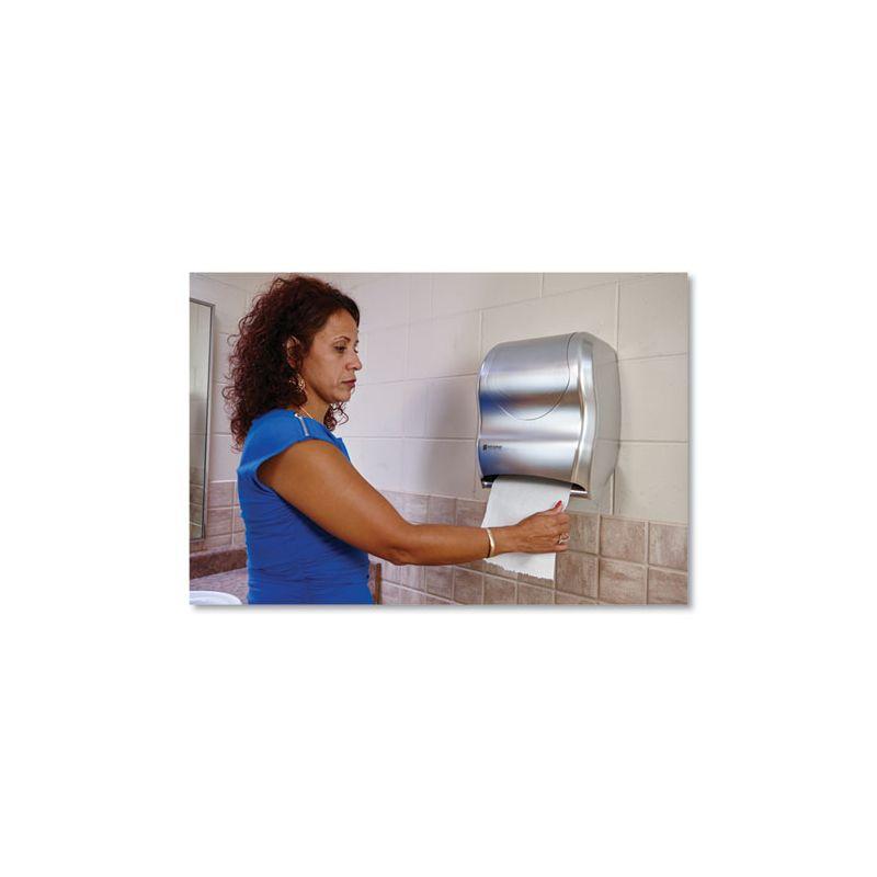 San Jamar Tear-N-Dry Touchless Roll Towel Dispenser, 16.75 x 10 x 12.5, Silver