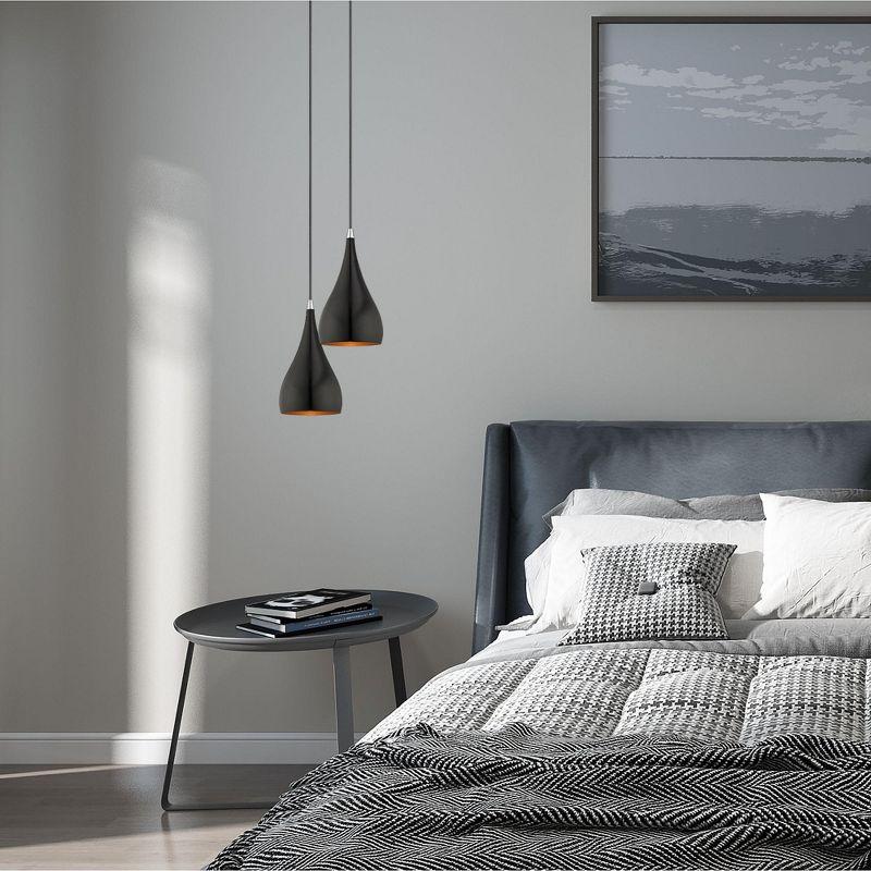 Schultz Single Light Metal Dimmable Pendant