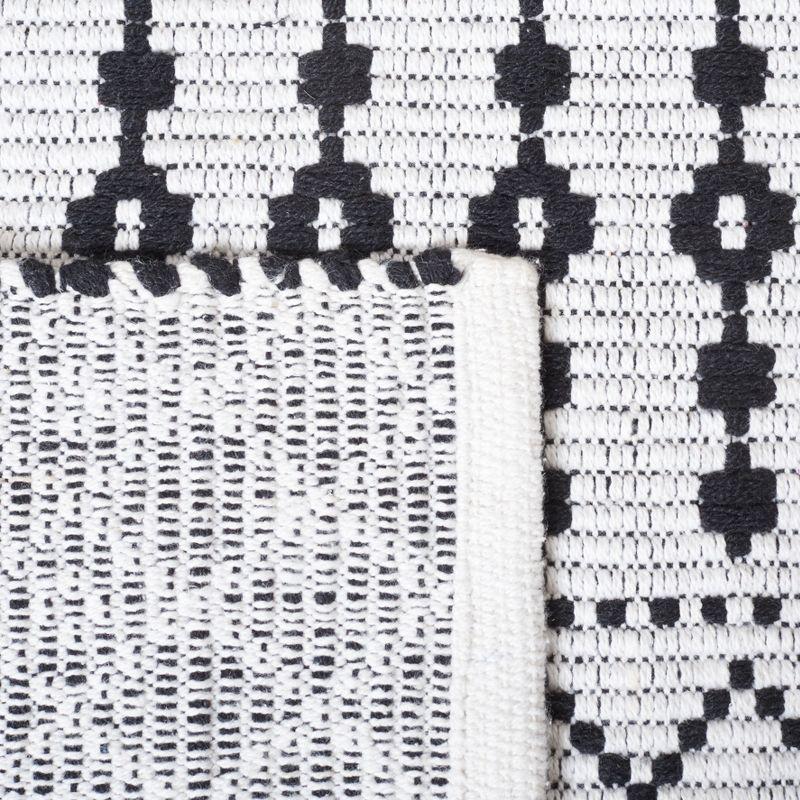 Kilim KLM704 Hand Woven Runner Rug - Ivory/Black - 2'3"x9' - Safavieh.