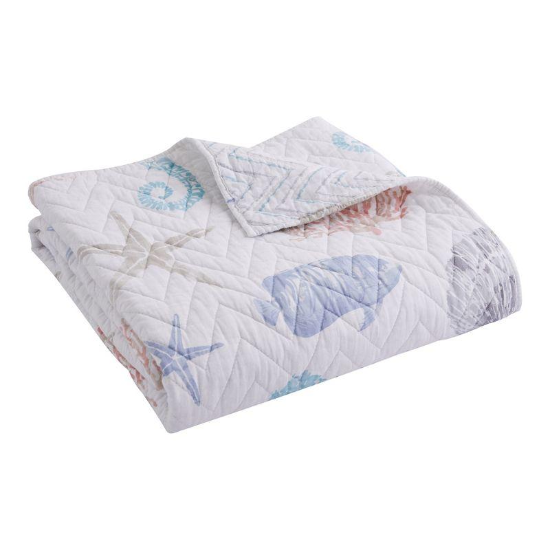 Levtex home Blue Sea Quilted Throw