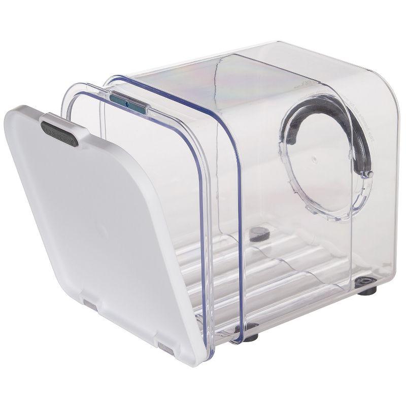 Clear Expandable Bread Storage Container with Air Vent