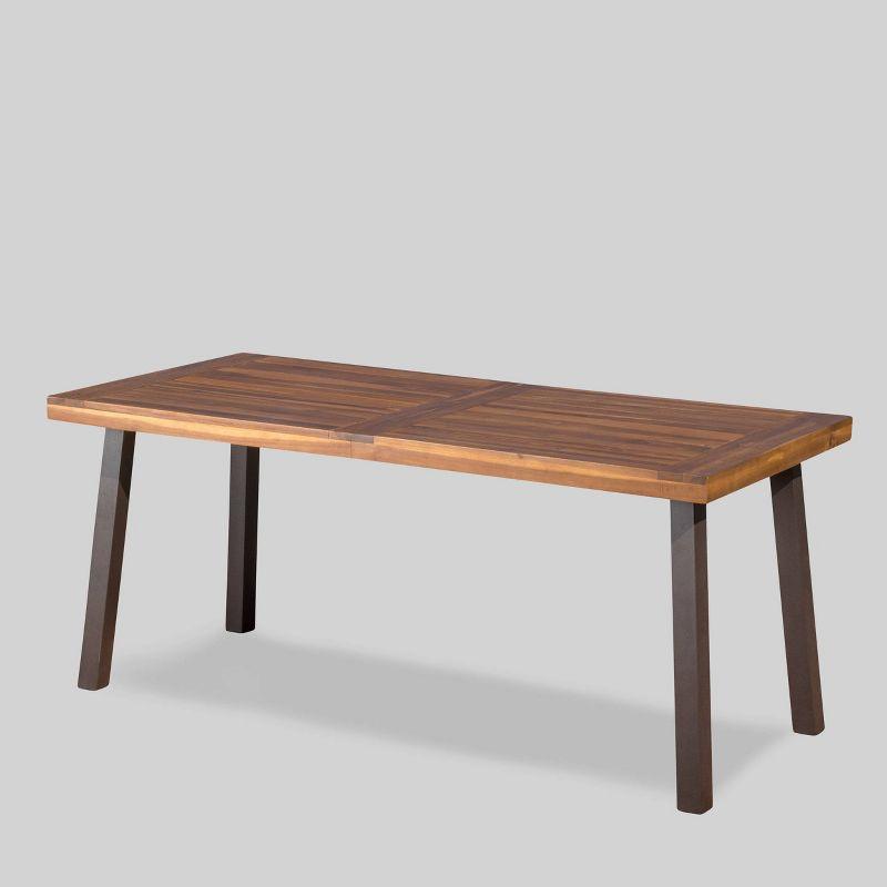 17 Stories Chic Industrial-Style Dining Table For Stylish Spaces And Gatherings
