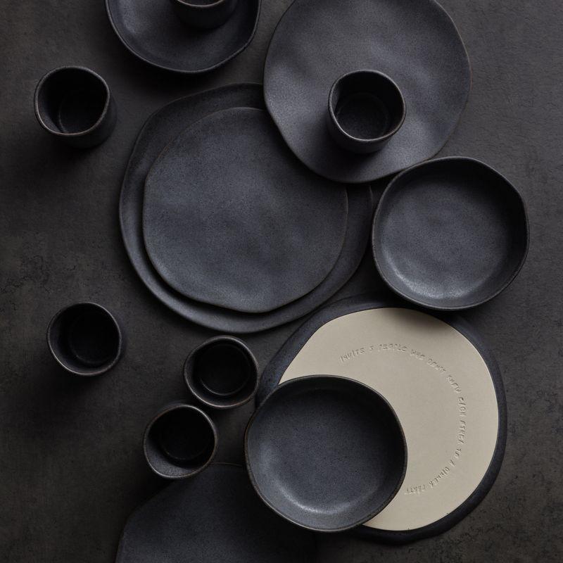 Stone by Mercer Project Hekonda Debossed 32-Piece Dinnerware Set Stoneware