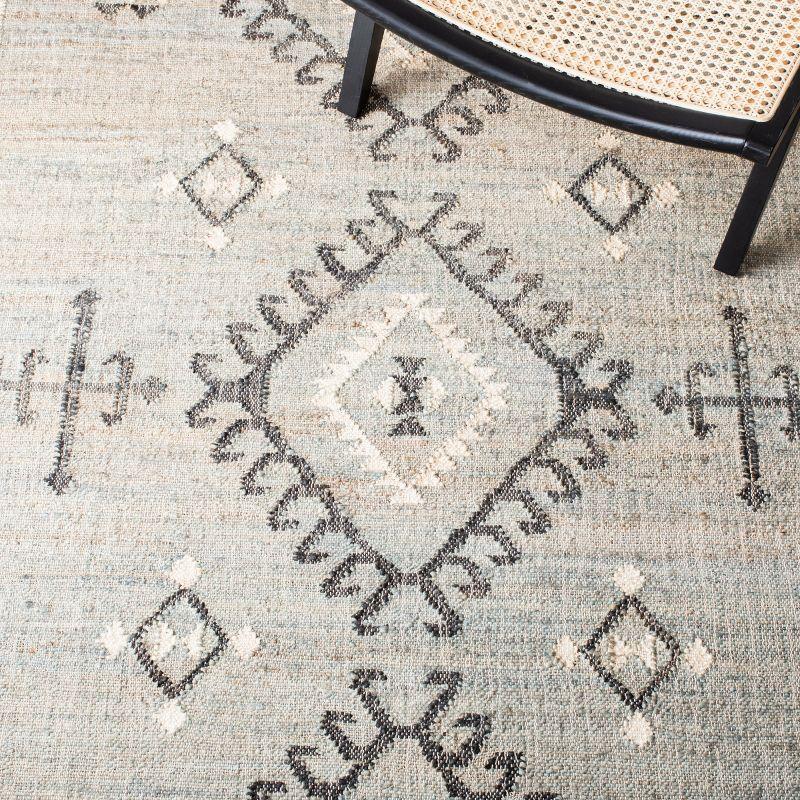 Kilim KLM762 Flat Weave Runner Rug - Blue/Black - 2'3"x9' - Safavieh