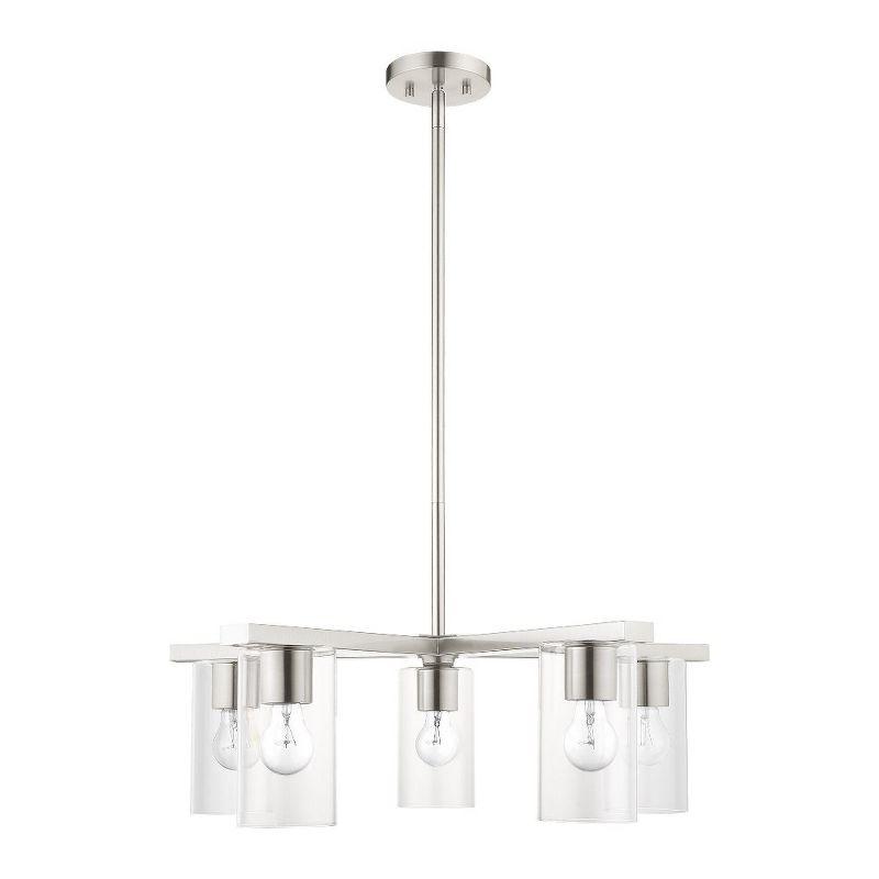 Livex Lighting Zurich 5 - Light Chandelier in  Brushed Nickel