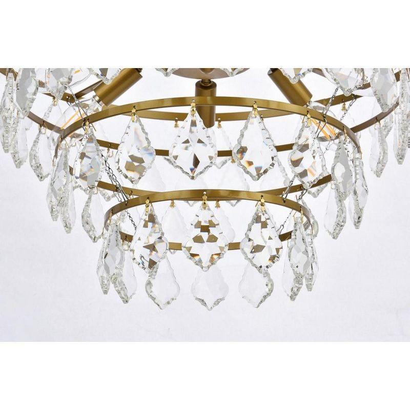Elegant Lighting Ella 20 inch pendant in brass