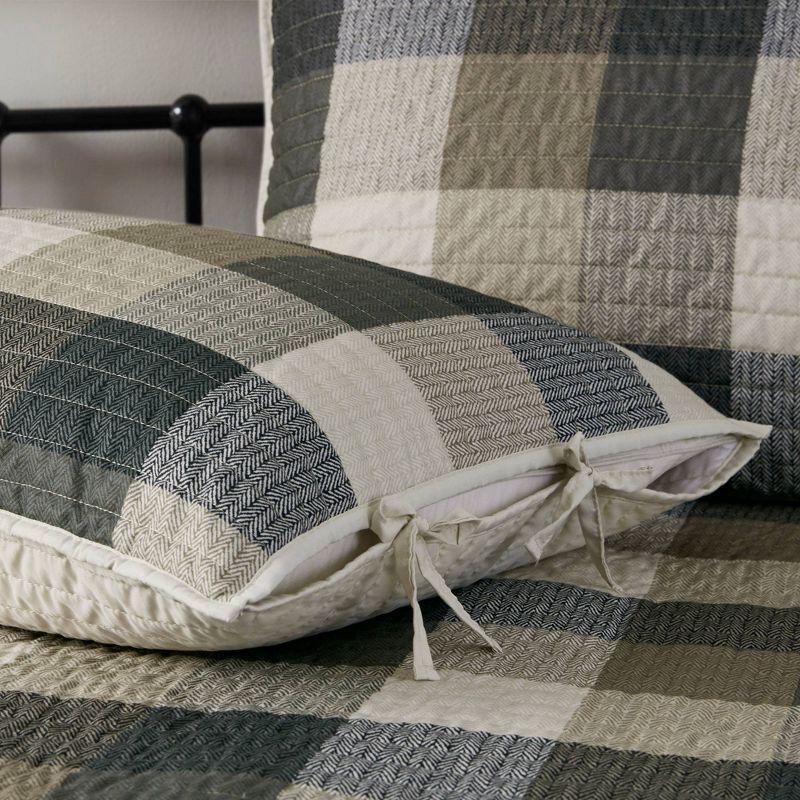 Ridge 3 Piece Reversible Plaid Daybed Cover Set