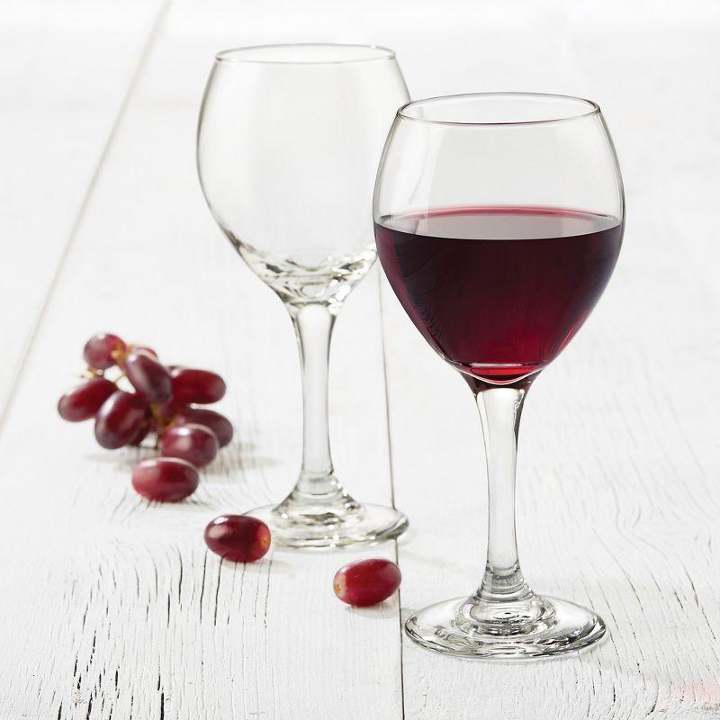 Libbey Classic Clear Glass Red Wine Set, 13.5-ounce, 4-Piece