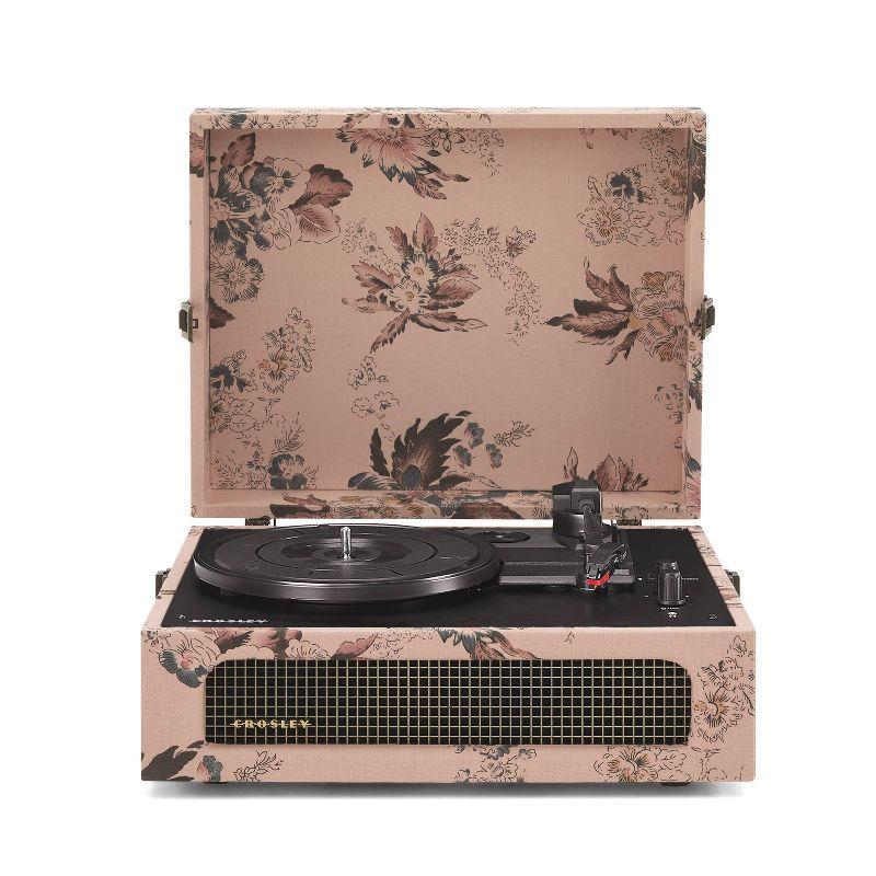 Crosley Floral Voyager Bluetooth Record Player