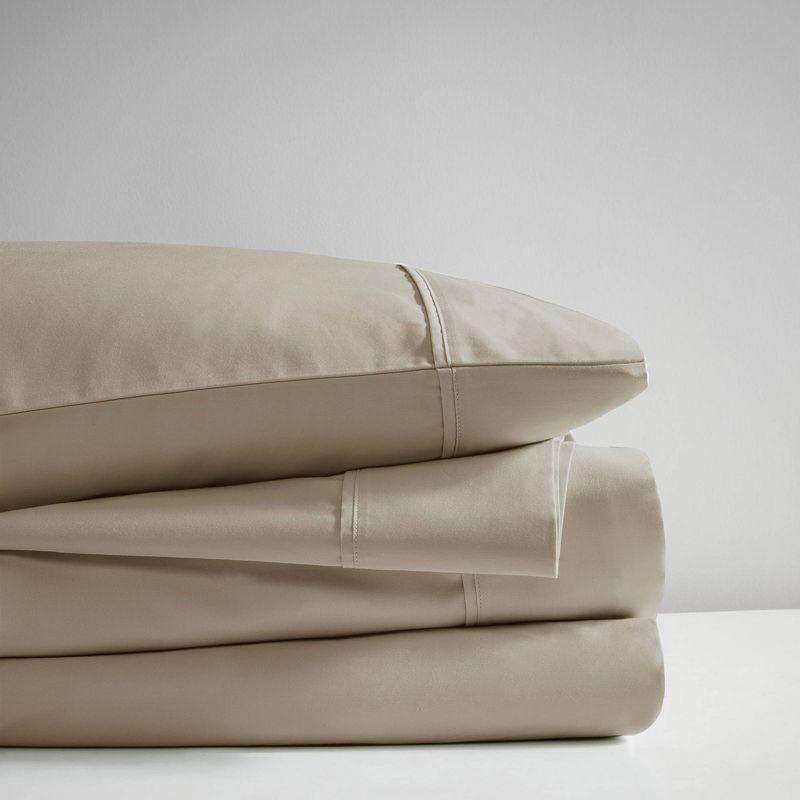 525 Thread Count Solid Cotton Blend Sheet Set