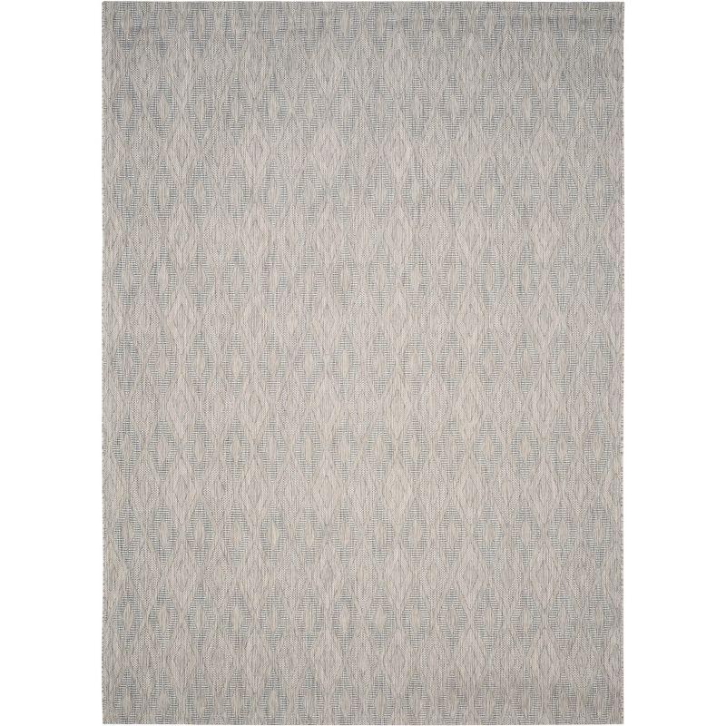 Courtyard CY8522 Power Loomed Indoor and Outdoor Area Rug - Grey/Grey - 8'x10' - Safavieh