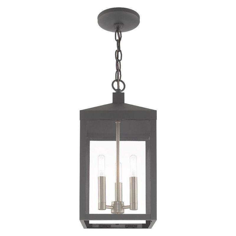 Livex Lighting Nyack 3 - Light Pendant in  Scandinavian Gray