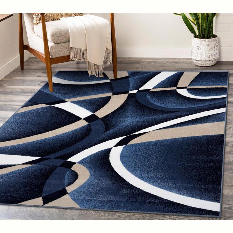 Luxe Weavers Modern Abstract Geometric Area Rug