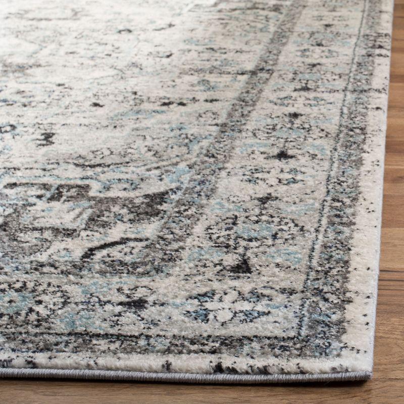 Madison 900 MAD924 Machine Made Indoor Area Rug - Light Grey/Blue - 5'3"x7'6" - Safavieh