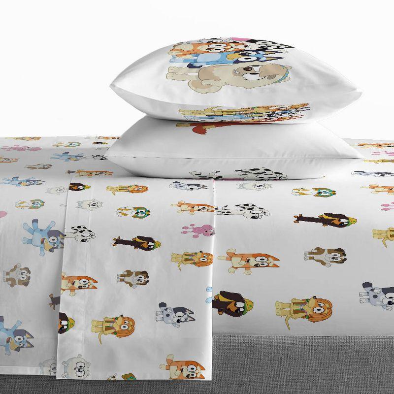 Sunny Side Up Bluey Twin Sheet Set
