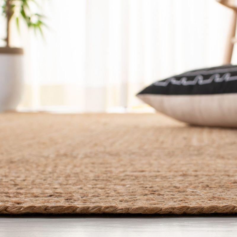 Natural Jute Handwoven Flat Woven Runner Rug