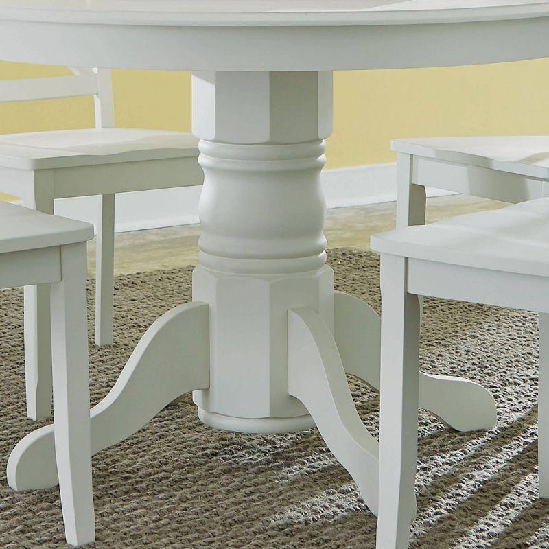 Warwick Dining Table Off White - Homestyles: Hardwood Frame, Kitchen, 42" Wide