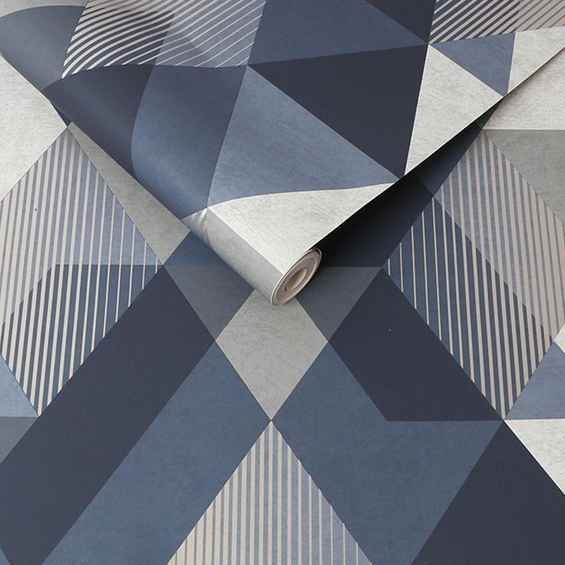 Decadence Diamond Navy Wallpaper