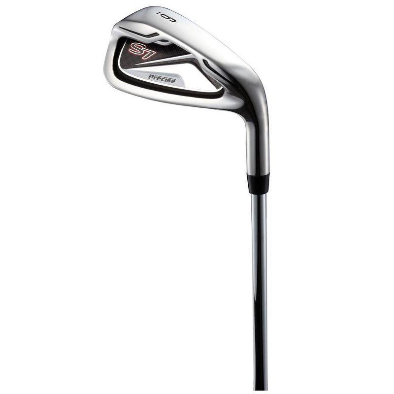 Precise S7 Men's Complete 18 Piece Right Handed Golf Clubs Package Set w/ Titanium Driver, Red Model, Tall Size