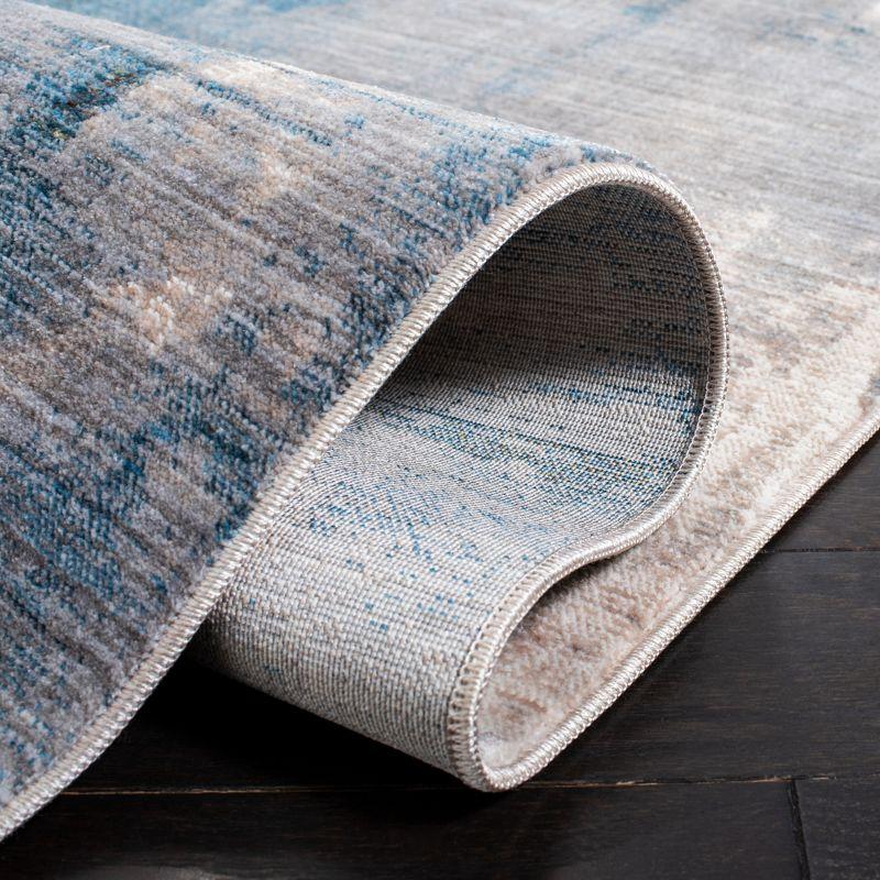 Vintage Persian VTP456 Power Loomed Area Rug - Blue/Grey - 4'x6' - Safavieh.