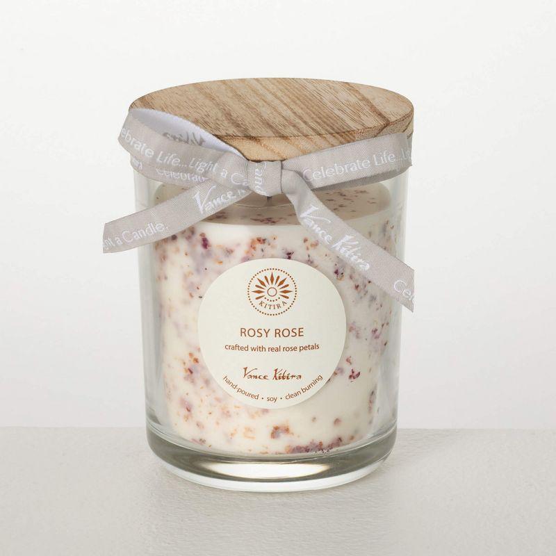 Clover Lane Velvet Rose Scented Jar Candle