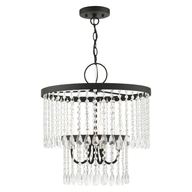 Livex Lighting Elizabeth 4 - Light Pendant in  Black