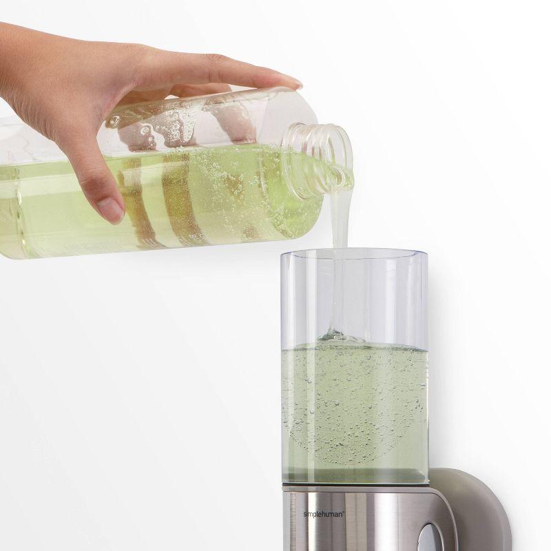 Twin Wall Mount Soap Dispenser with Ergonomic T-Bar Lever