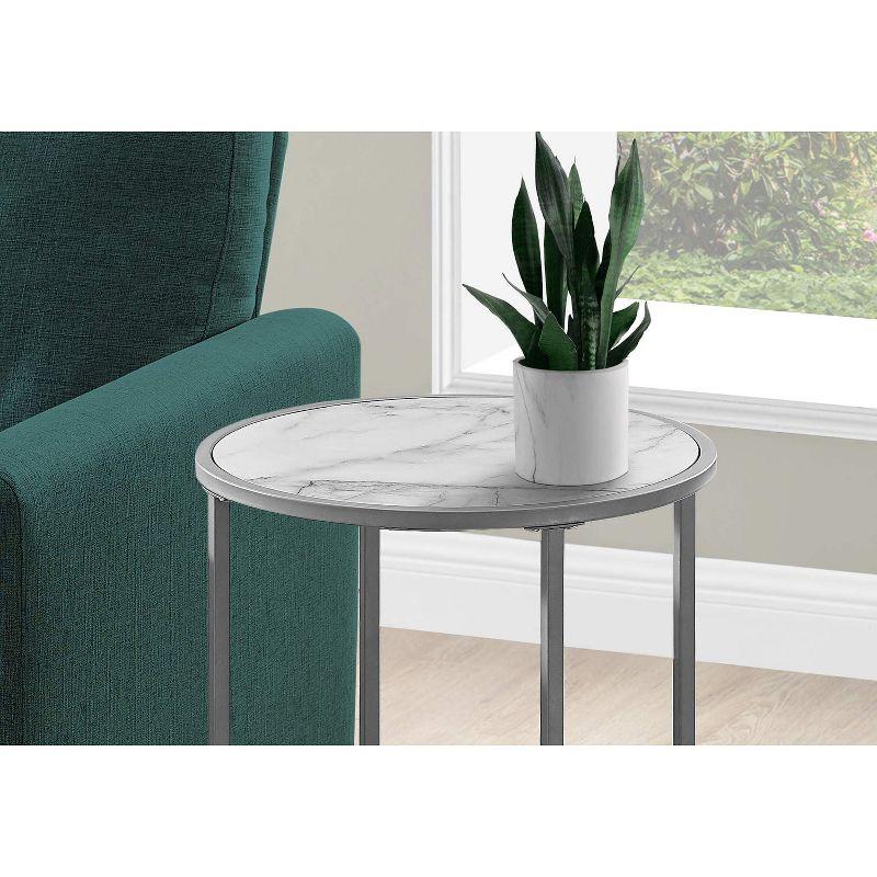 Wrought Studio™ Nightstand, Modern Accent Table, Living Room Round End Table