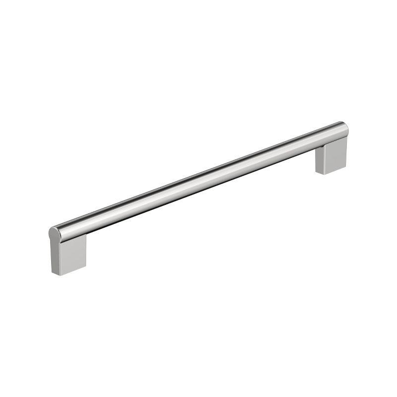 Polished Chrome 10-1/16" Modern Cabinet Bar Pull