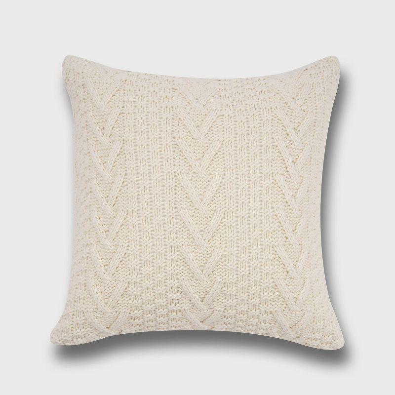EverGrace Ratree Chunky Reversible Throw Pillow