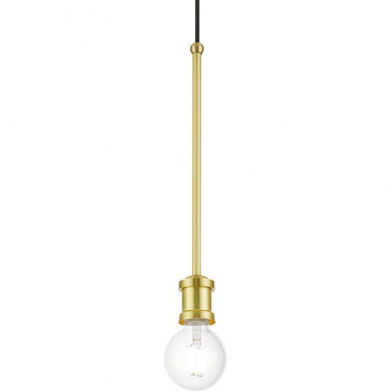 Livex Lighting Lansdale 1 - Light Pendant in  Satin Brass
