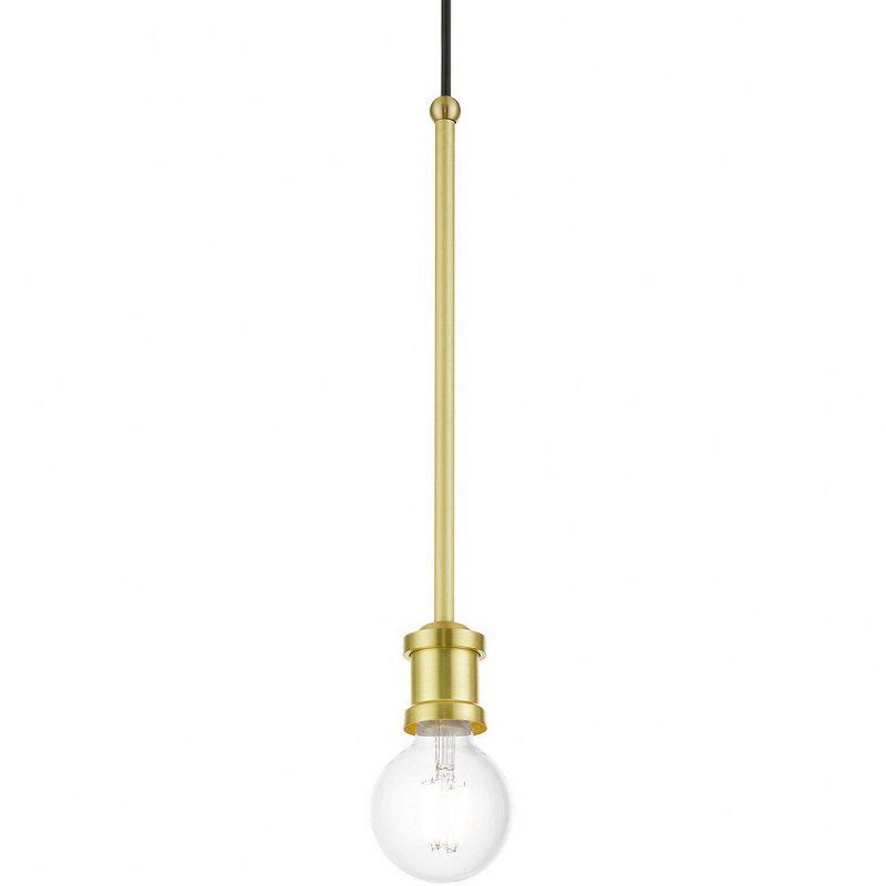 Livex Lighting Lansdale 1 - Light Pendant in  Satin Brass