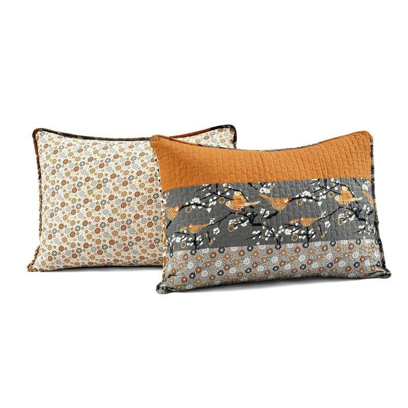 Lush Decor Royal Empire Cotton Reversible 3 Piece Quilt Set