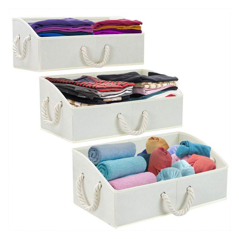 Sorbus Trapezoid Fabric Storage Box