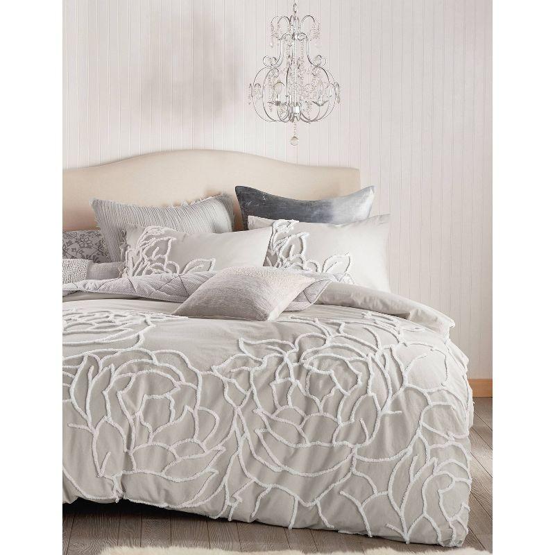 Peri Home 3pc Chenille Rose Comforter Set