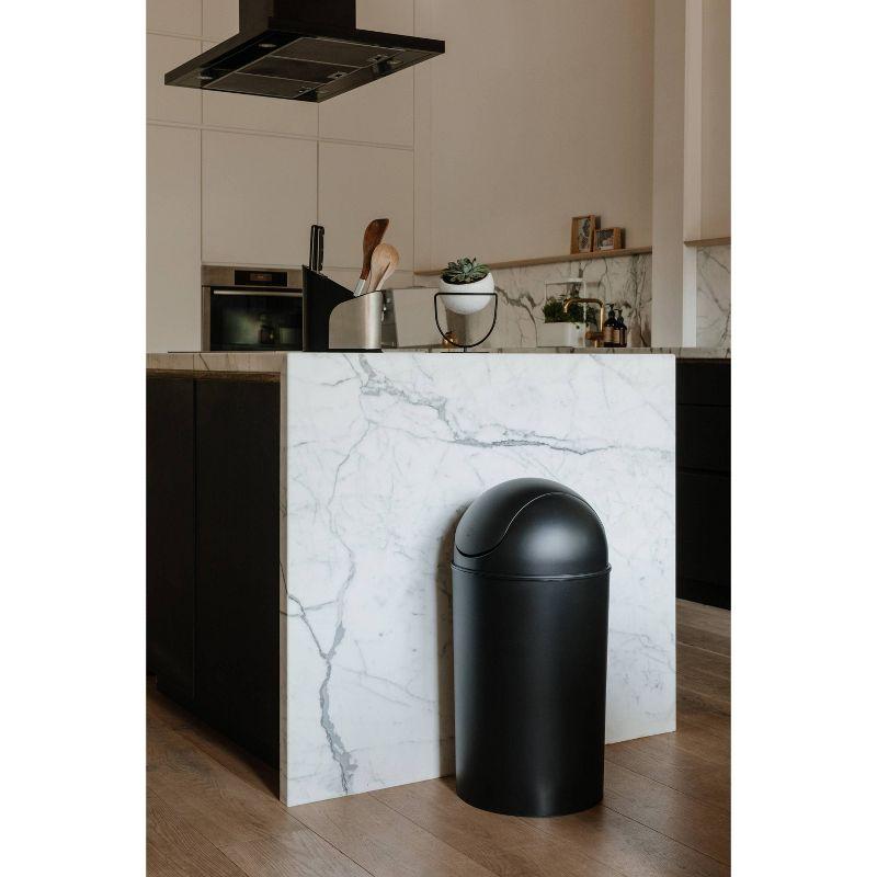 Umbra Plastic Swing Top Kitchen Trash Can - 10 Gallons