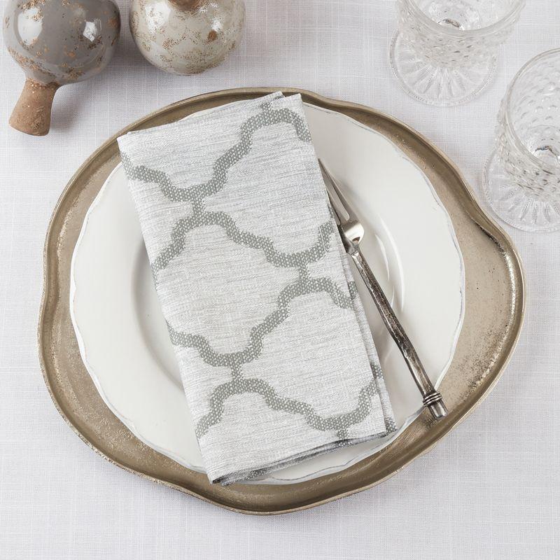 Polyester Geometric Square Napkin