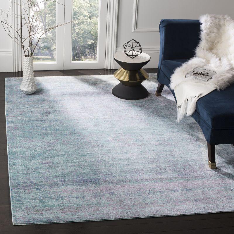 Valencia VAL203 Power Loomed Indoor Accent Rug - Turquoise/Multi - 3'x5' - Safavieh