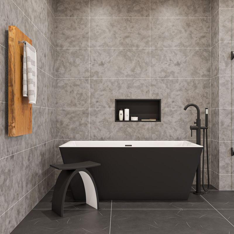 Adhesive Stainless Steel Shower Shelf