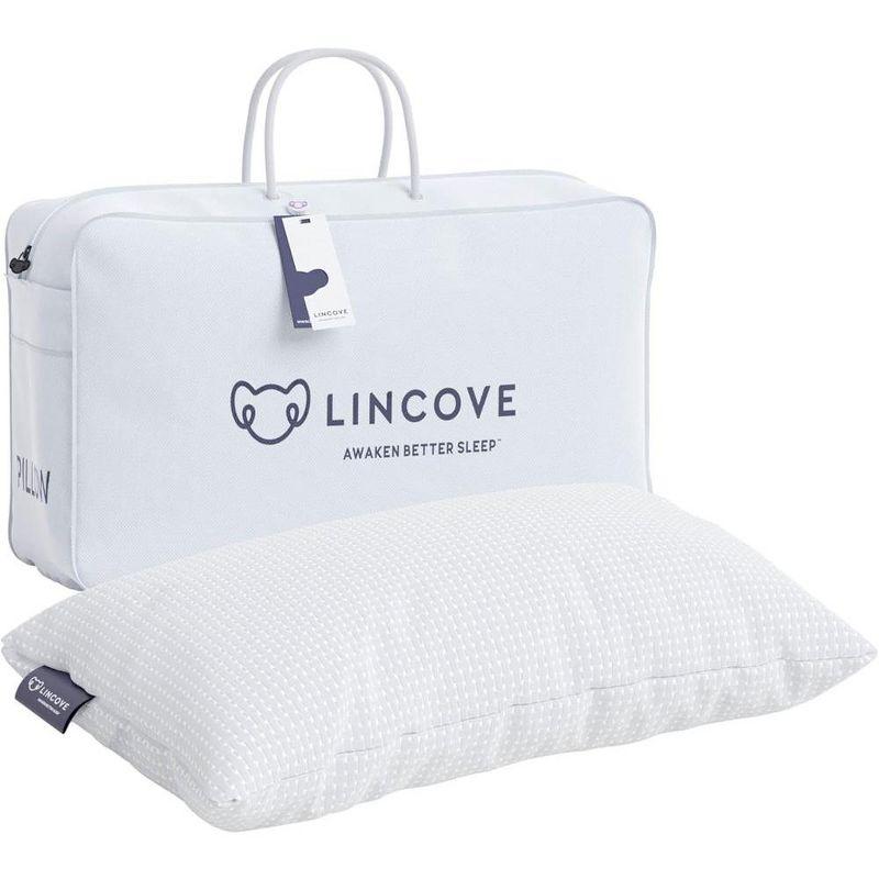 Lincove® Lincove Rayon From Bamboo Pillow - Hotel Quality, Soft for Stomach Sleepers, 1 Pack