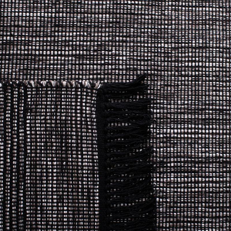 Montauk MTK620 Hand Woven Area Rug - Charcoal/Black - 6'x9' - Safavieh.