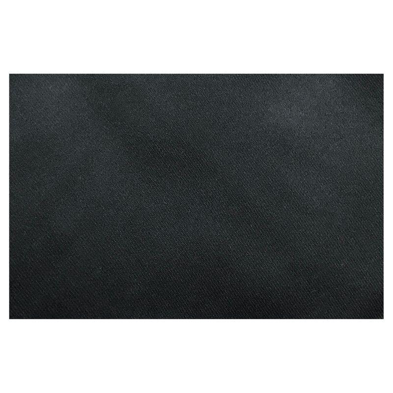 40"x63" Sun Zero Blackout Kenneth Energy Saving Rod Pocket Curtain Panel Black: Noise Reduction, Energy Efficient