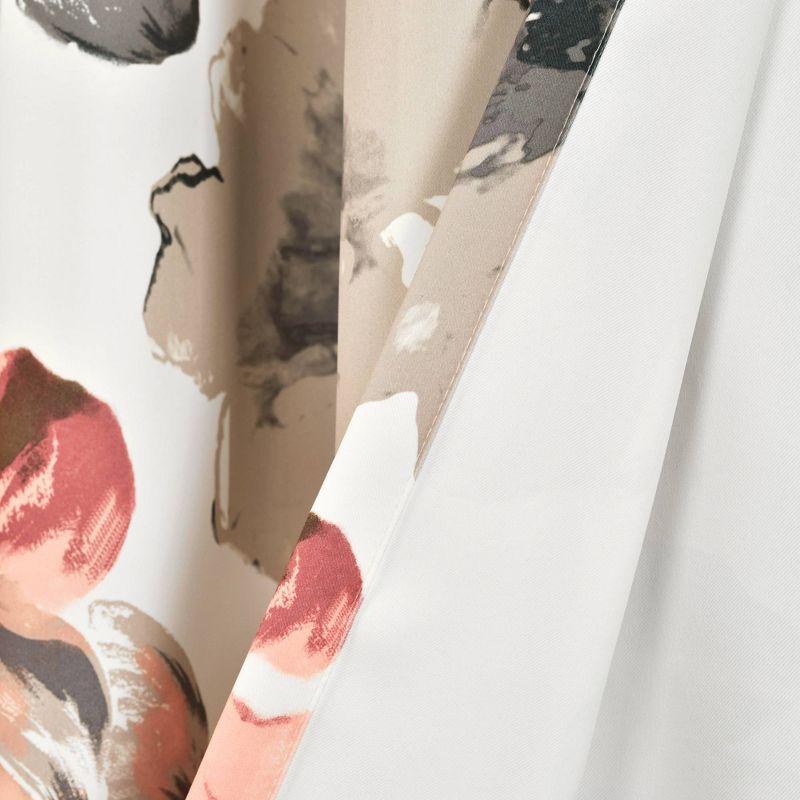 Lush Decor Sikora Polyester Room Darkening Curtain Pair (Set of 2)