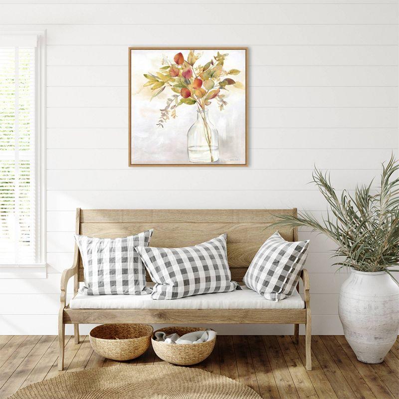 Amanti Art Eucalyptus Vase Fall I by Cynthia Coulter Framed Wall Art Print