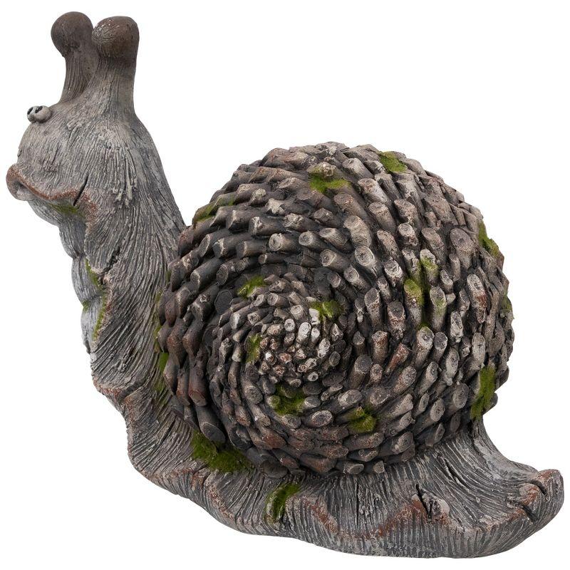 Northlight Slowpoke Snail Outdoor Garden Statue - 15"