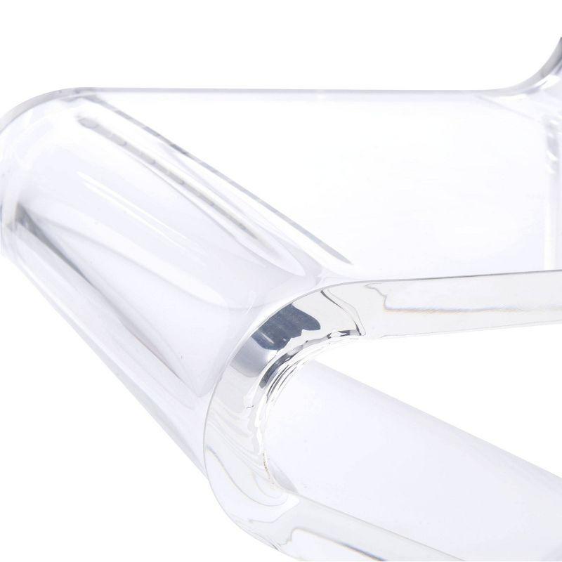 Peek Acrylic Z Chair Clear - Picket House Furnishings: Modern Plexiglass Armless Chair, No Cushion