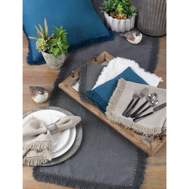 Refined Rustic Fringe Edge 20" Napkin