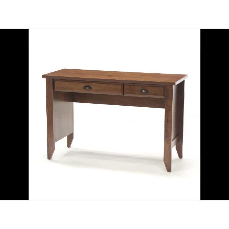 Shoal Creek Computer Desk Brown - Sauder: Home Office Furniture with Storage Drawer, Oiled Oak